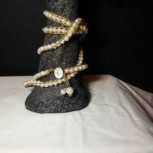 Multi-Wrap Pearl Necklace or Bracelet